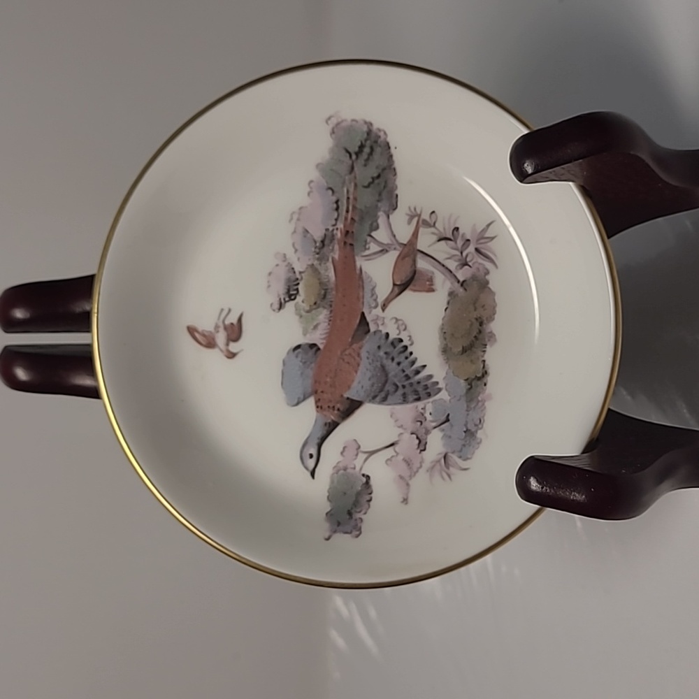 Royal worcester bone China teabag holder small plate 4"